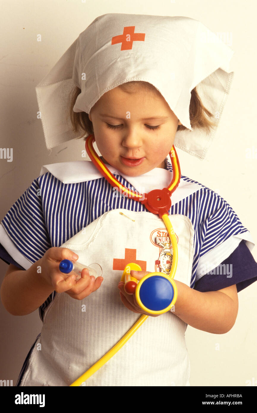 Girl dressed in nurses outfit hi-res stock photography and images - Alamy