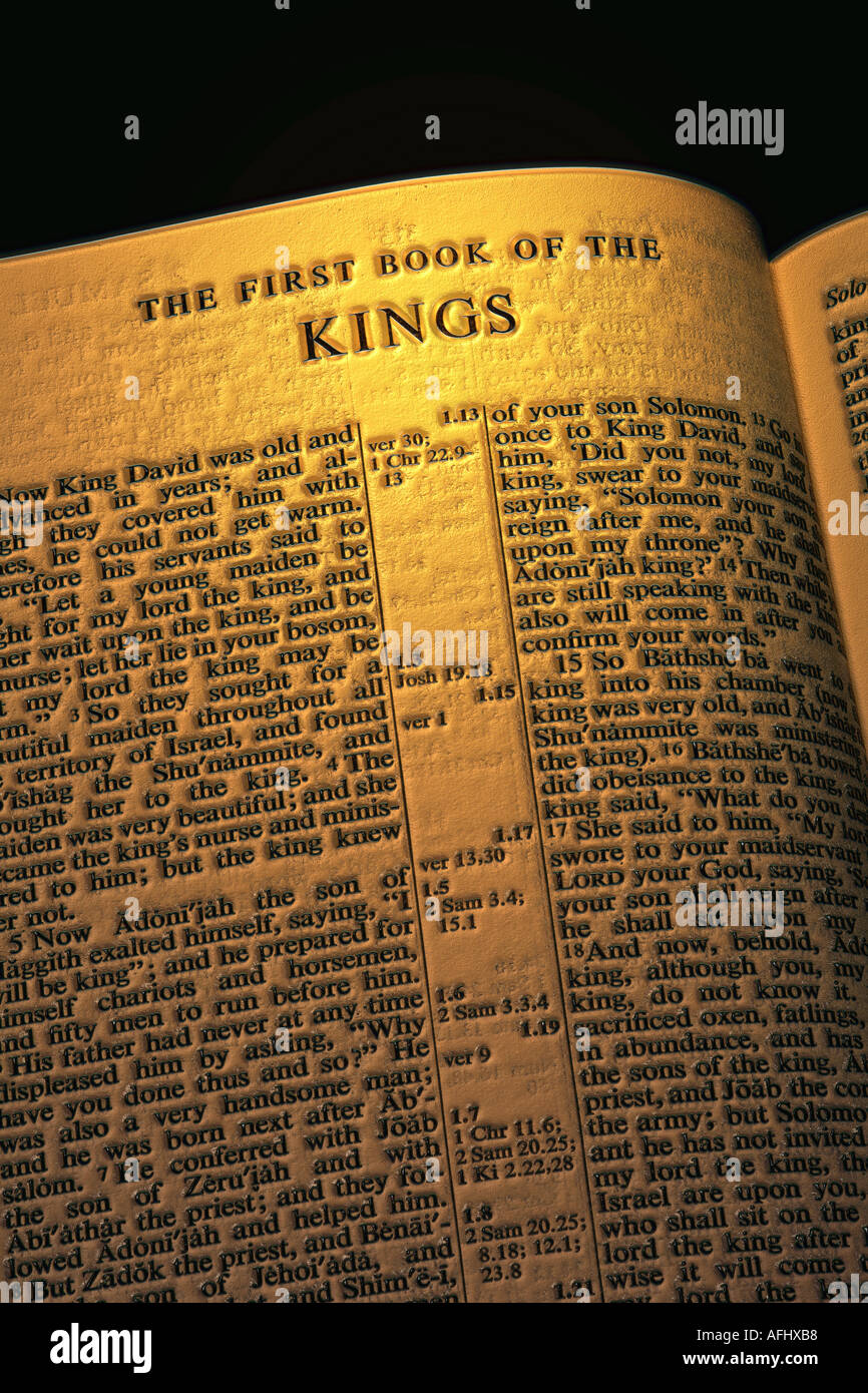 Book of kings bible hires stock photography and images Alamy