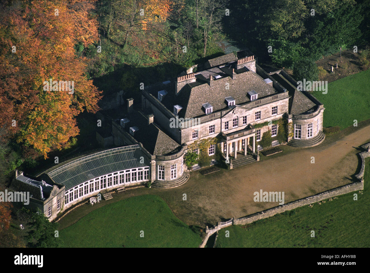 Gatcombe park aerial hi-res stock photography and images - Alamy