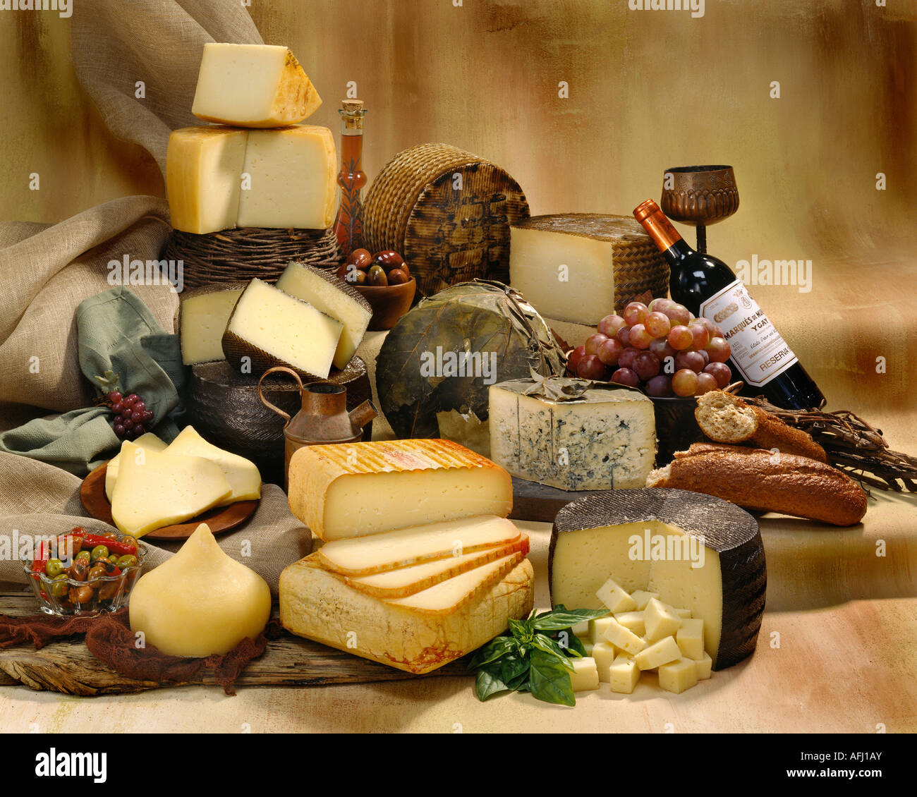 Cheeses galiciacabrales hires stock photography and images Alamy