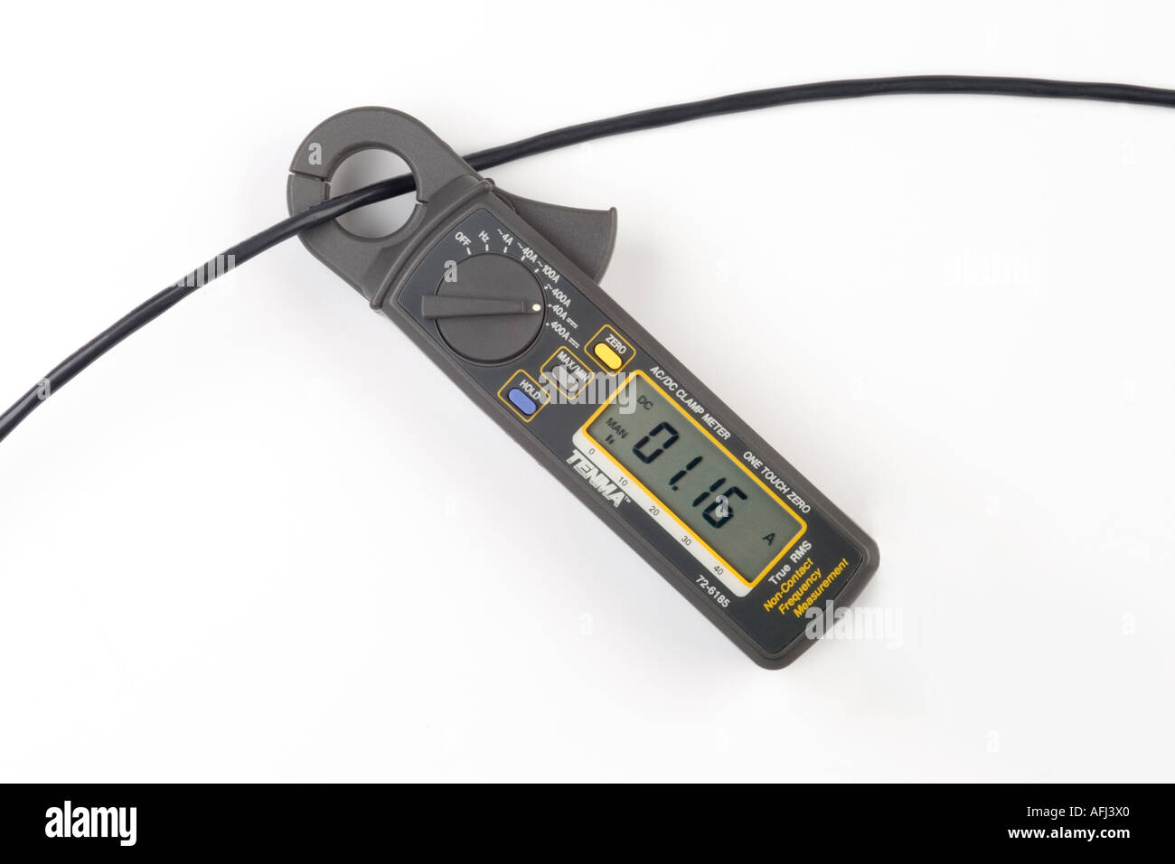 A digital clamp type ammeter using a Hall Effect sensor Stock Photo Alamy