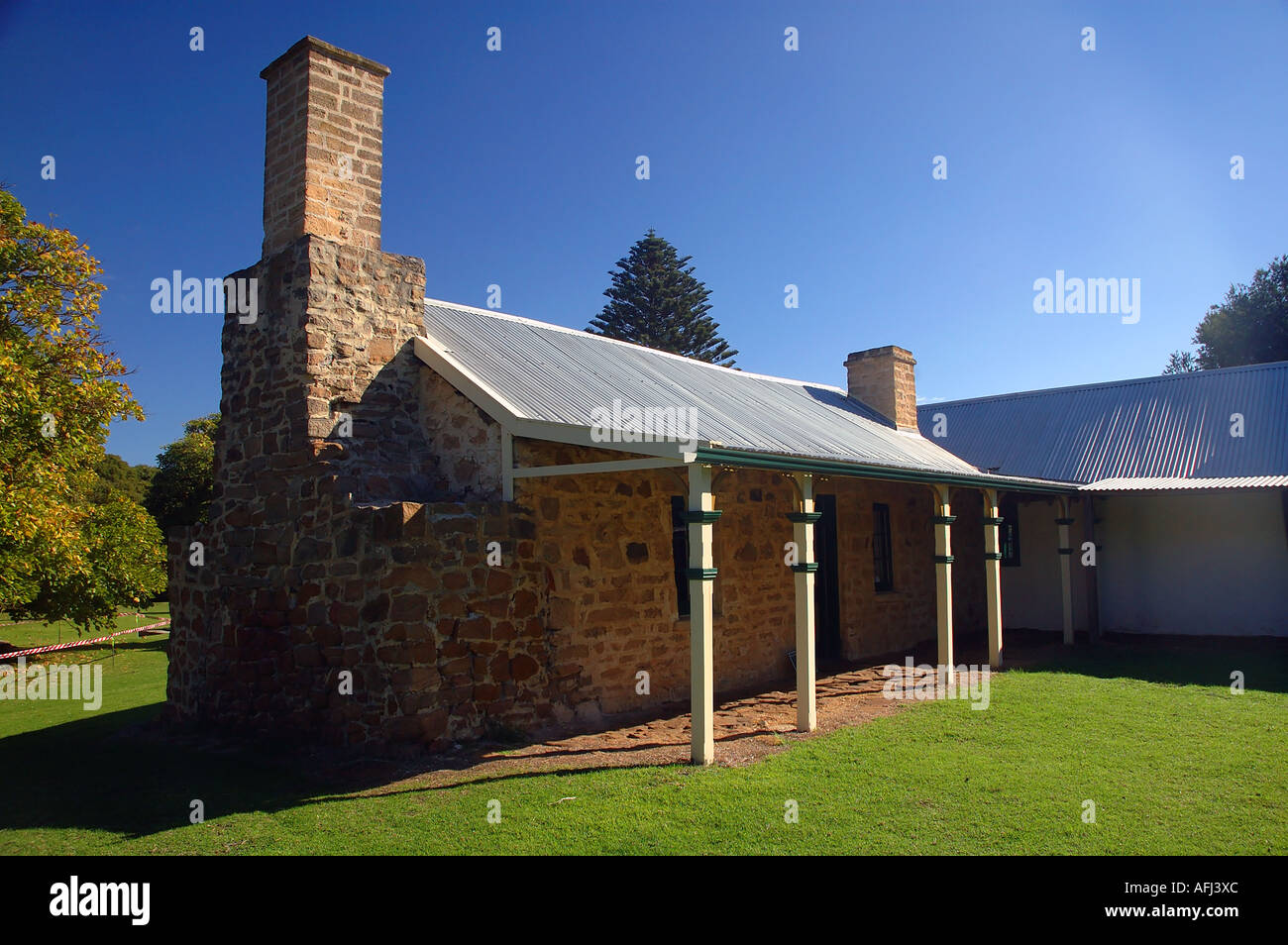 Detail of Ellensbrook Homestead a heritage site in the Margaret River region Western Australia Stock Photo