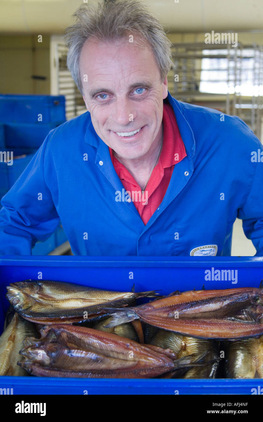 Neil Robson of L.Robsons & Sons who make the famous Craster Kippers