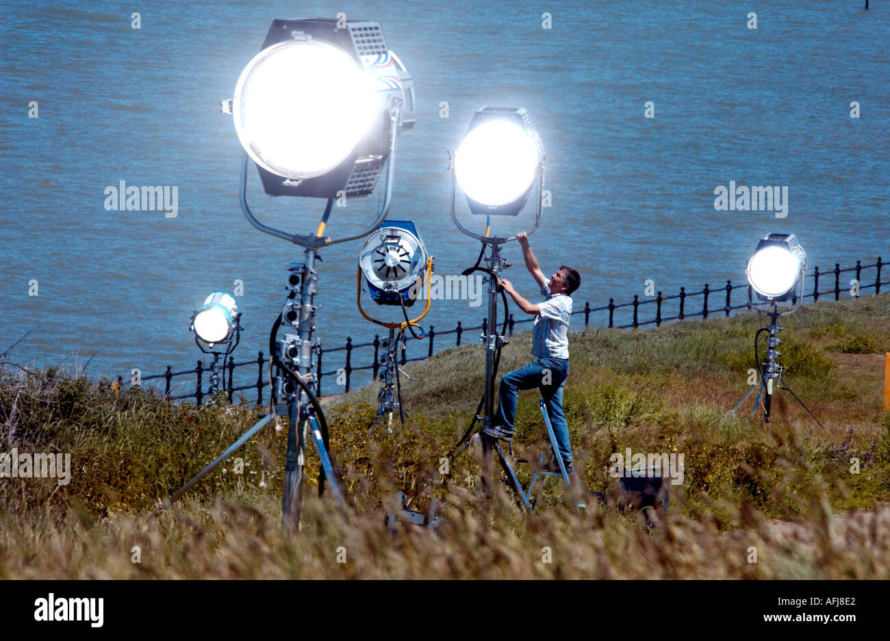 Painting with light Literally Stock Photo