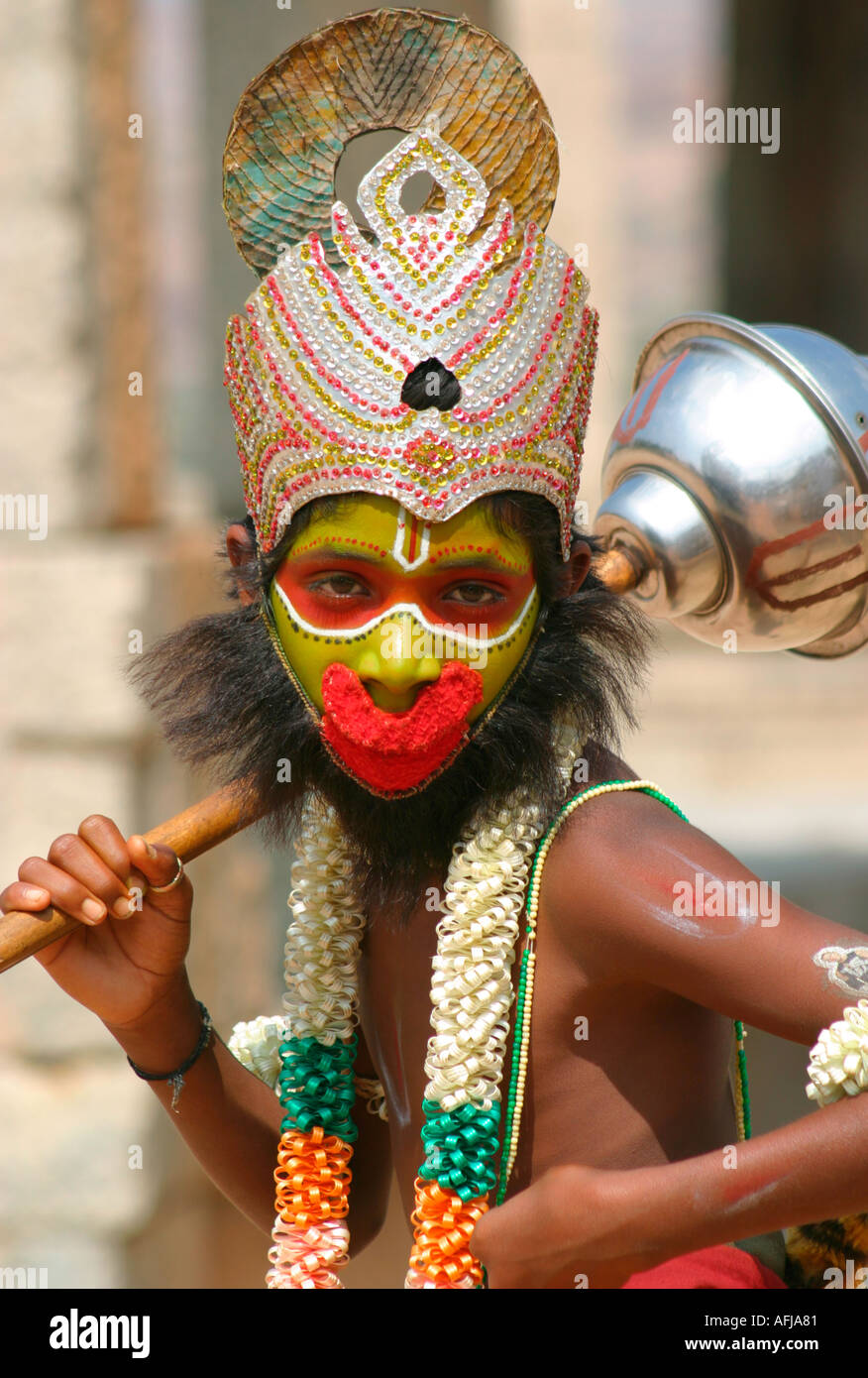 Hanuman boy dressed hi res stock photography and images Alamy