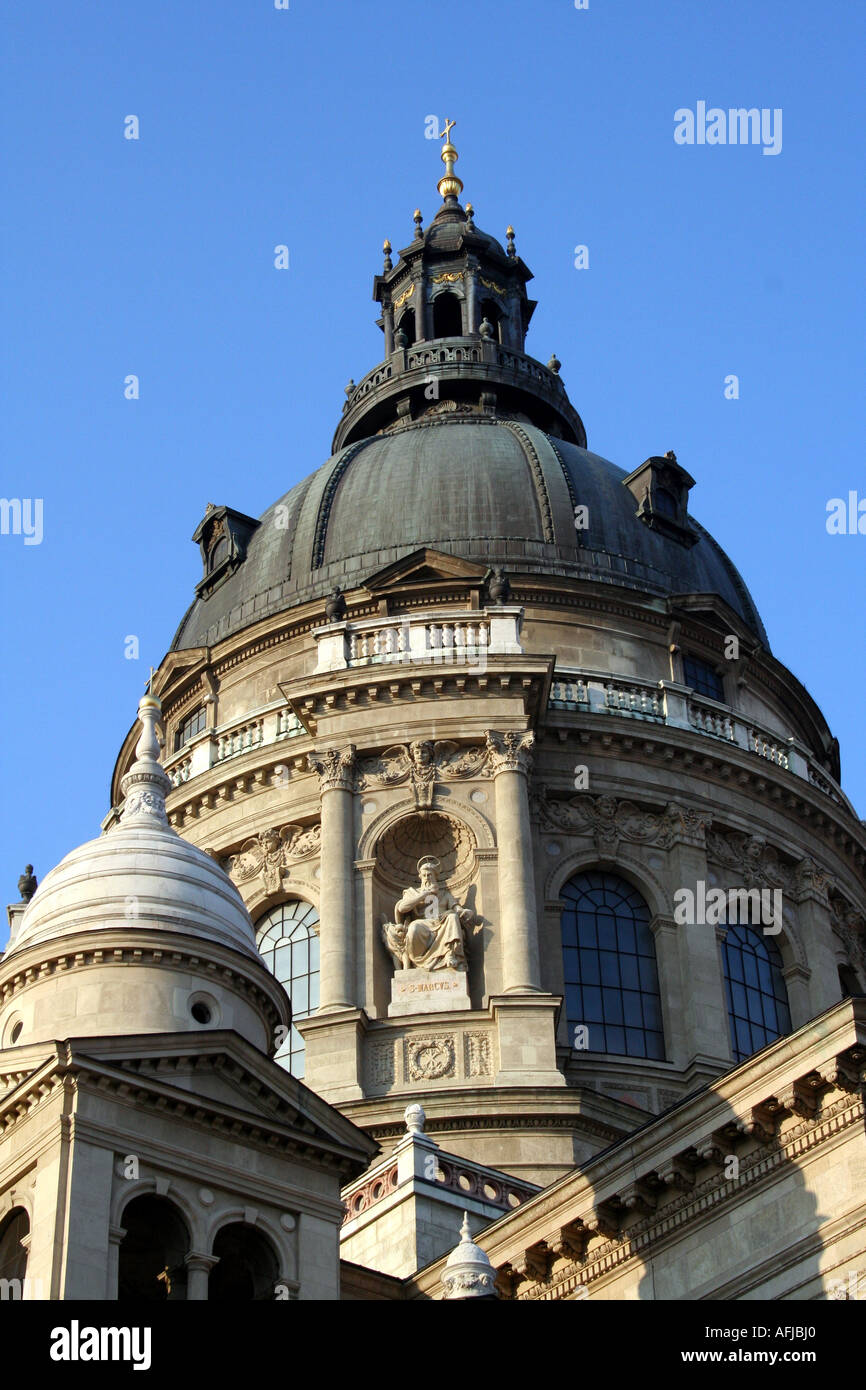 Dome of Budapest Cathedral Stock Photo