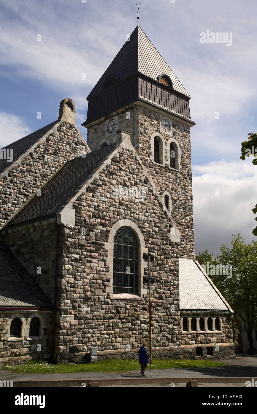 Norway. Ålesund. Church Stock Photo