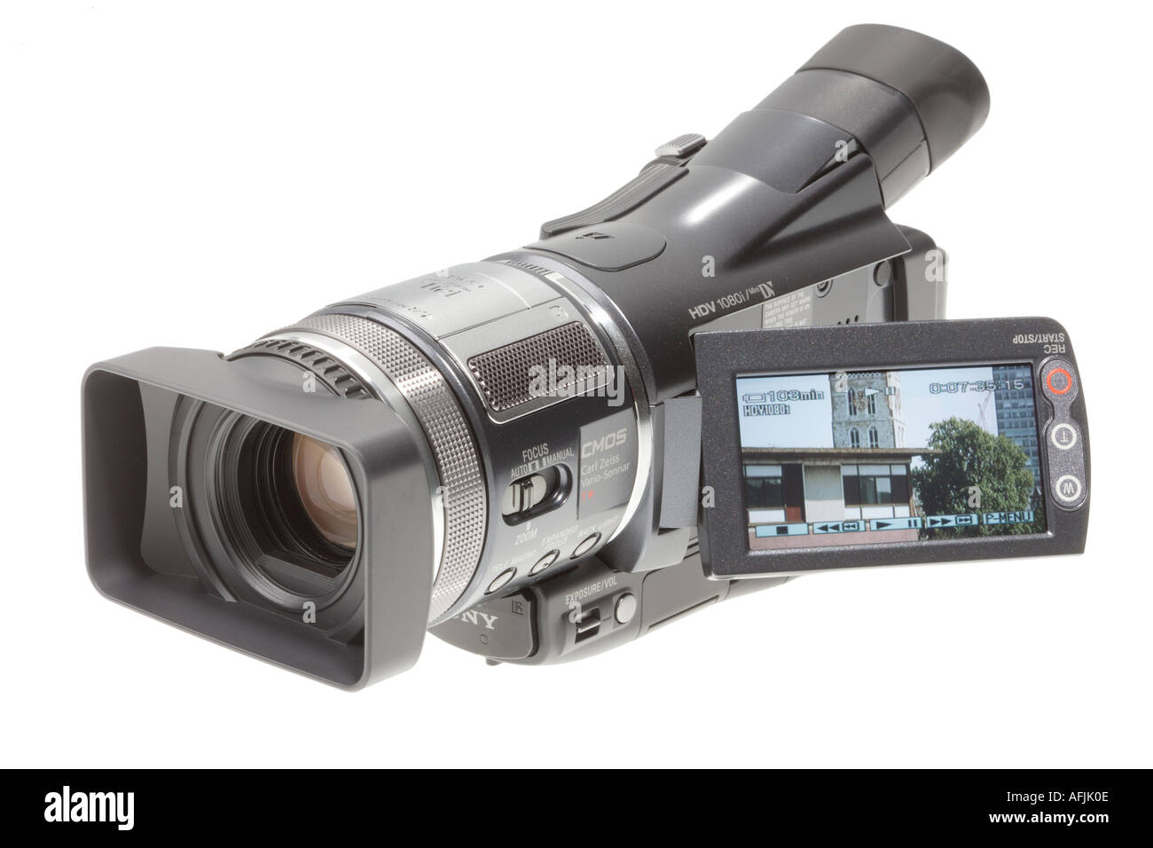 Sony High definition consumer video camcorder Stock Photo