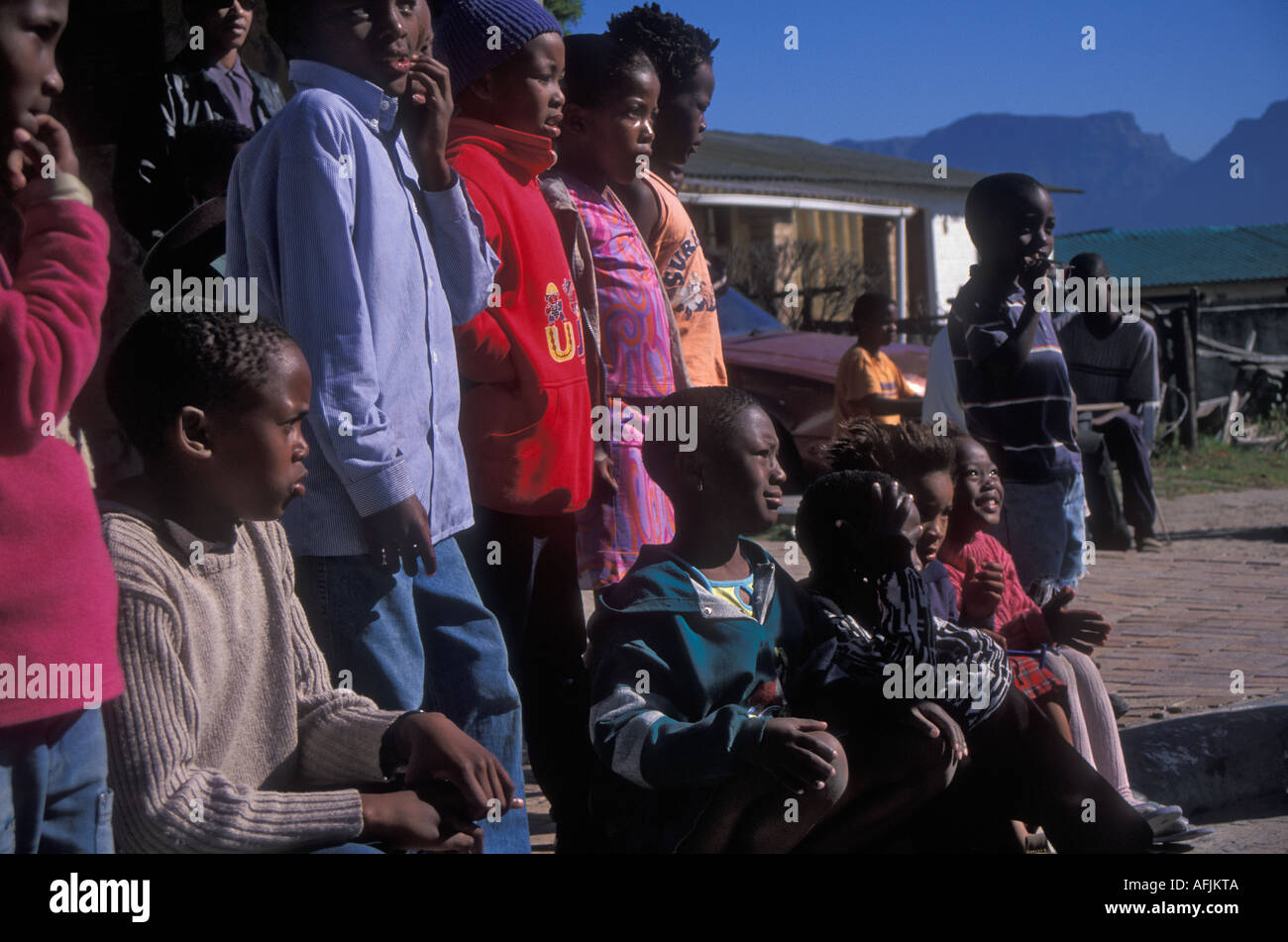 South african children smiling hi-res stock photography and images - Alamy