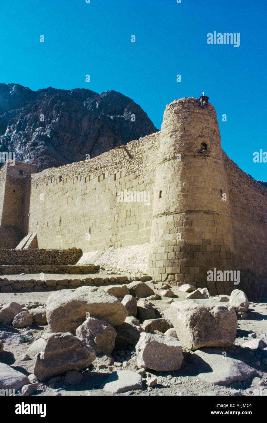Sinai Egypt St Catherines Monastery Moses Saw Burning Bush Mt Sinai