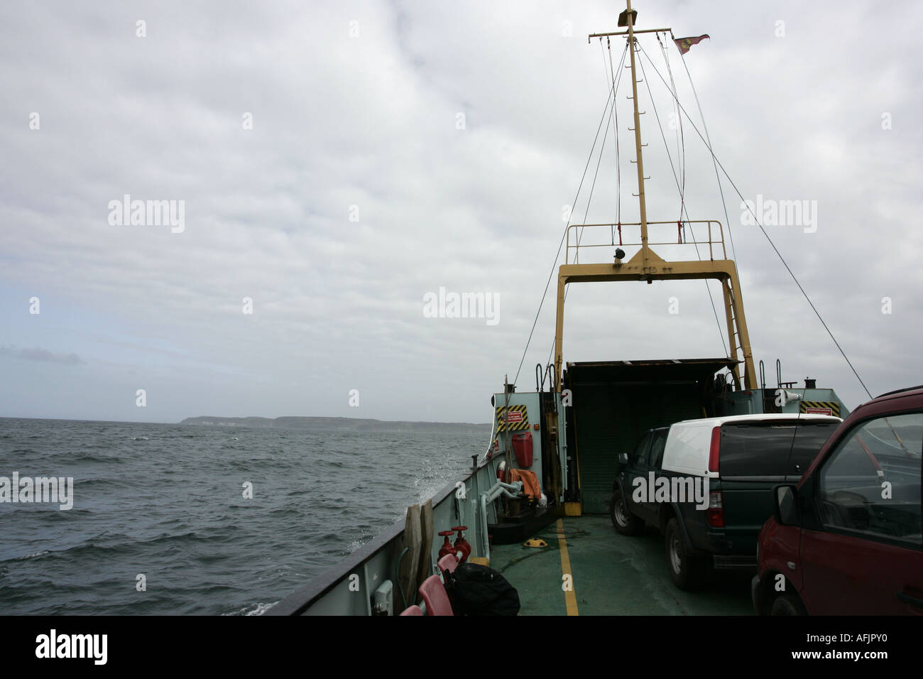 vehicle deck vehicles and vehicle loading ramp of the Caledonian ...