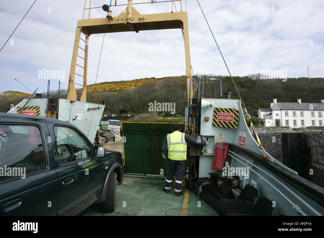 vehicle deck vehicles and vehicle loading ramp of the Caledonian ...