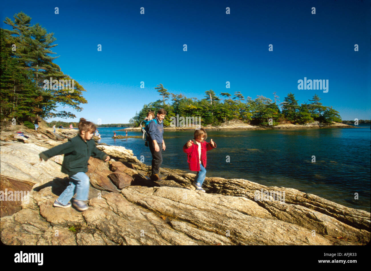 Casco bay water googins island hires stock photography and images Alamy