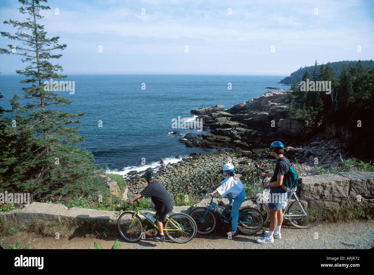 Maine,ME,New England,Down East,Acadia National Park,Federal land,nature,natural,scenery,countryside,historic preservation,public,recreation,Mt. Desert Stock Photo