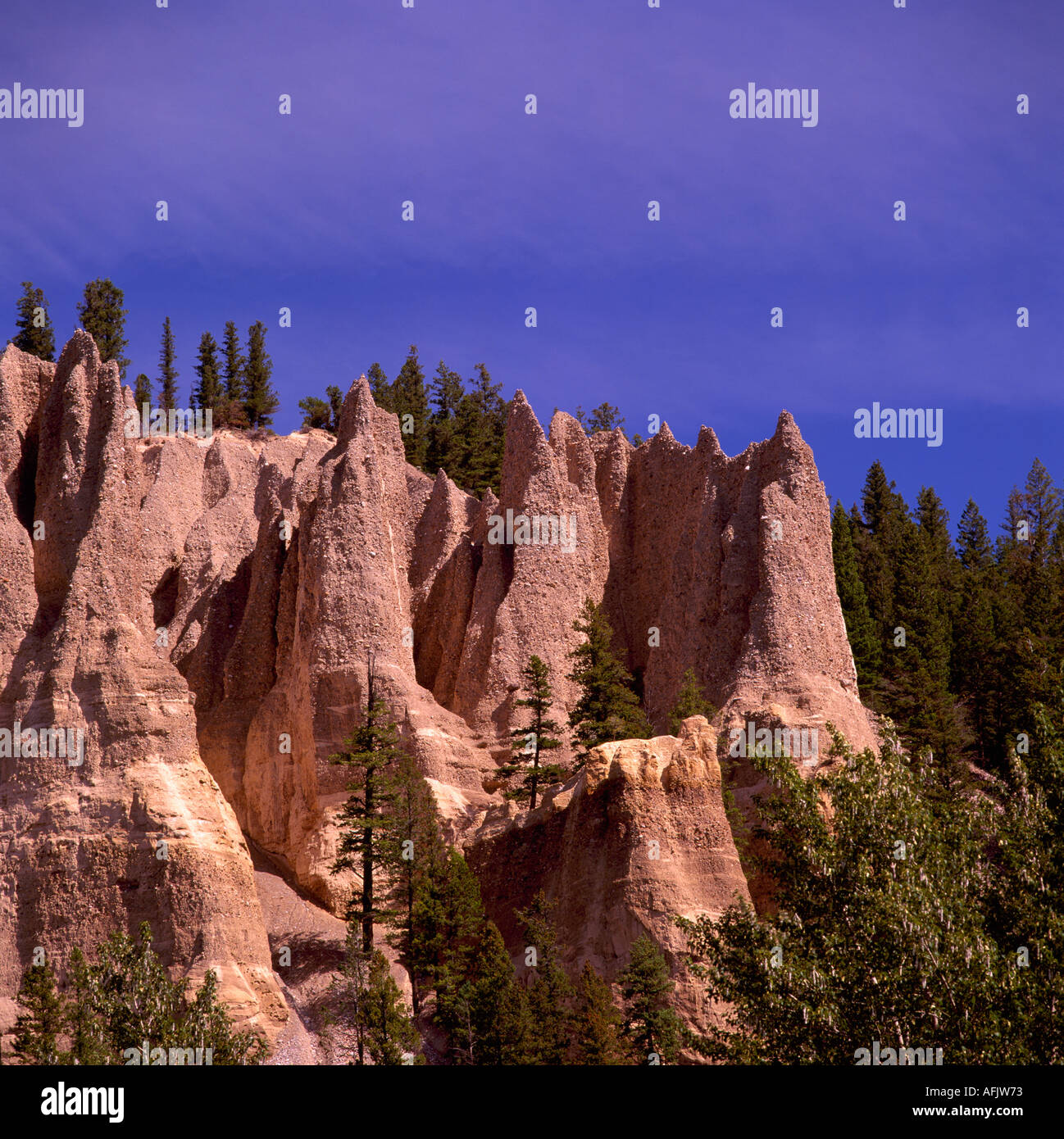 Hoodoos dutch creek british columbia hires stock photography and