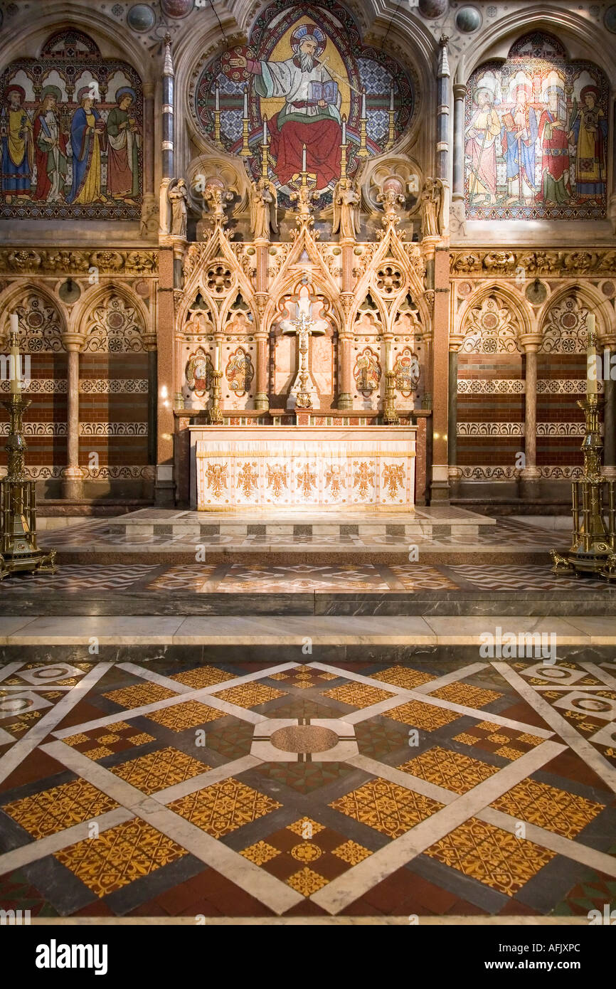 Altar in the Chapel of Keble College Oxford 1 Stock Photo