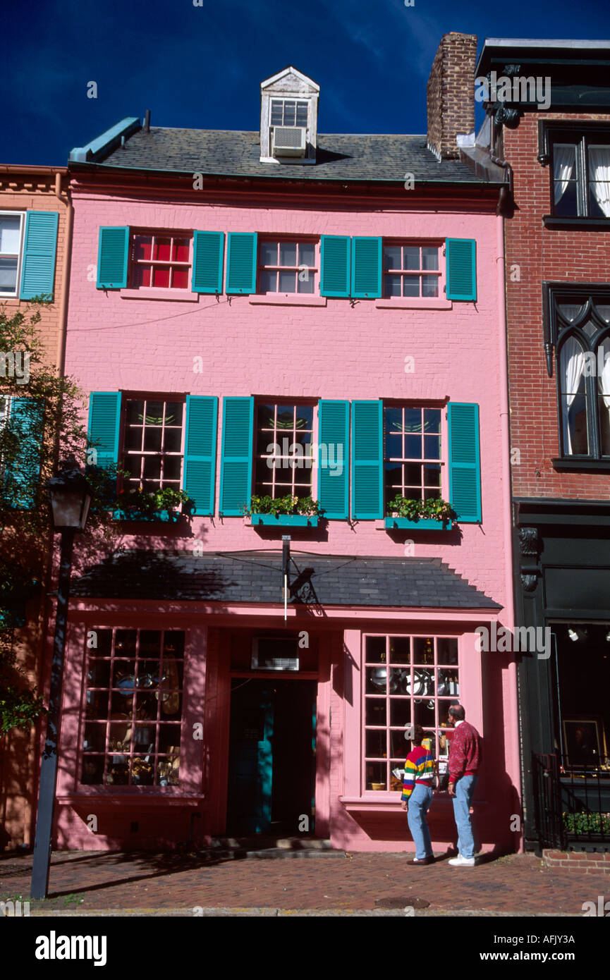Virginia Old Town Alexandria Cameron Street shopper