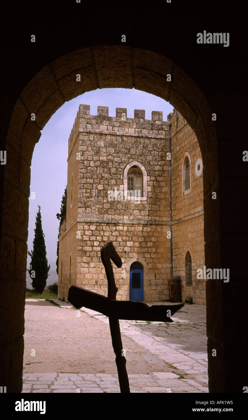 Beit Jimal ( Bet Gamal ) monastery near Bet Shemesh in Israel Stock Photo