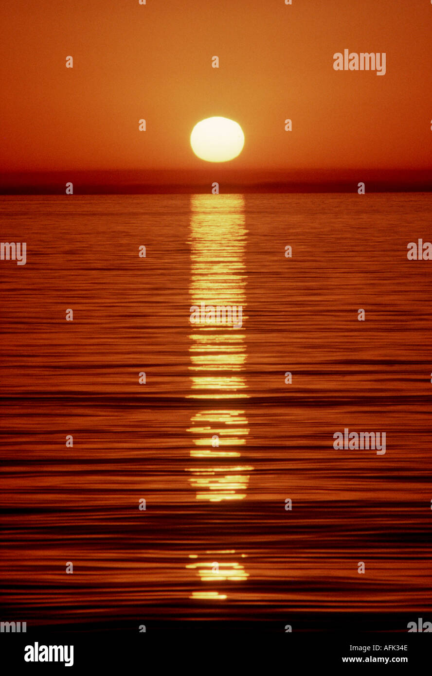 Sunrise Sea of Cortez Stock Photo