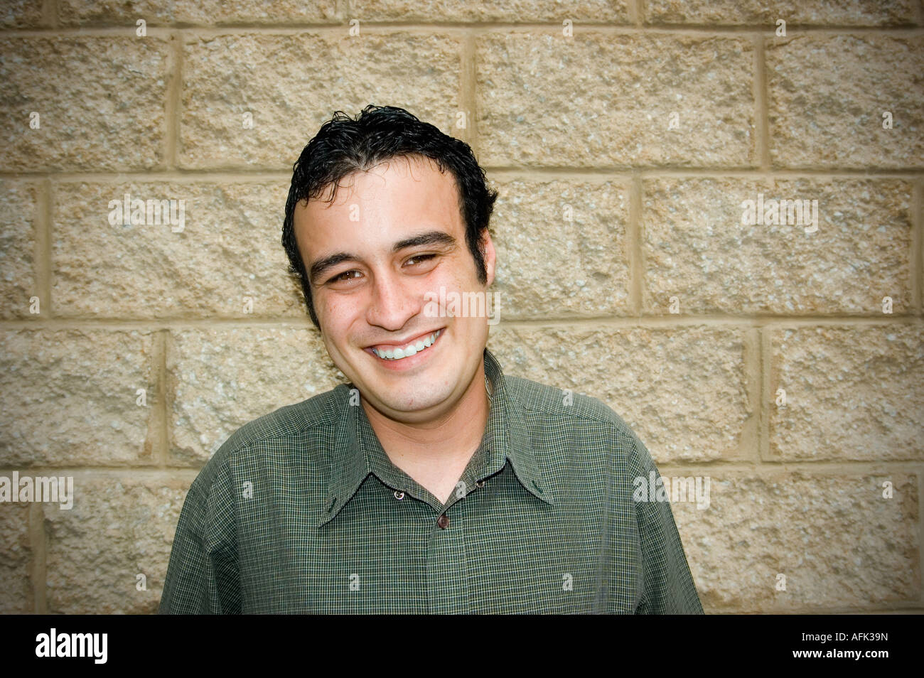 Portrait of a mid adult man smiling Stock Photo - Alamy