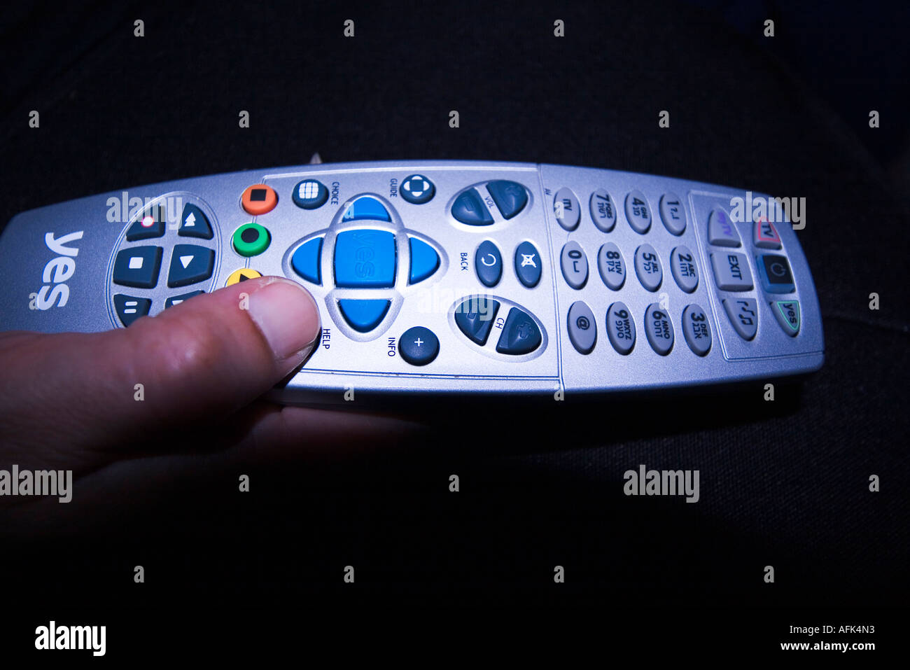 Man using remote control hi-res stock photography and images - Alamy