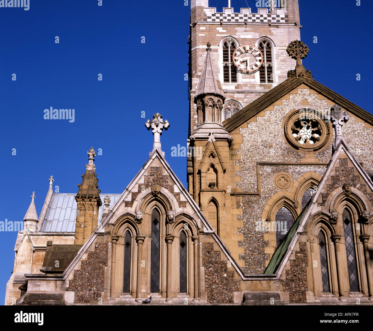 Southwark Cathedral, The Cathedral and Collegiate Church of St Saviour and St Mary Overie, Southwark, London Stock Photo