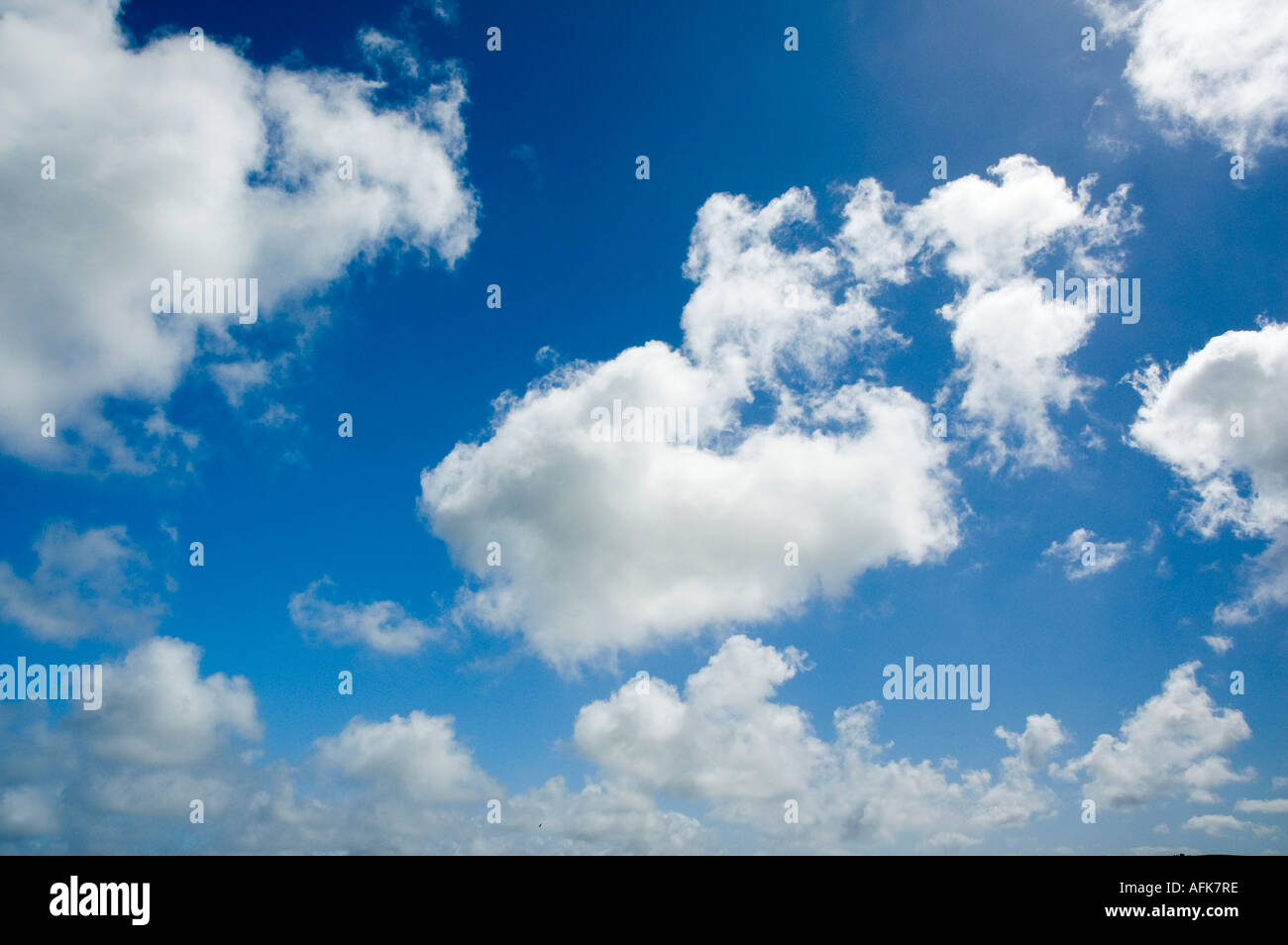 white clouds against blue sky Stock Photo - Alamy