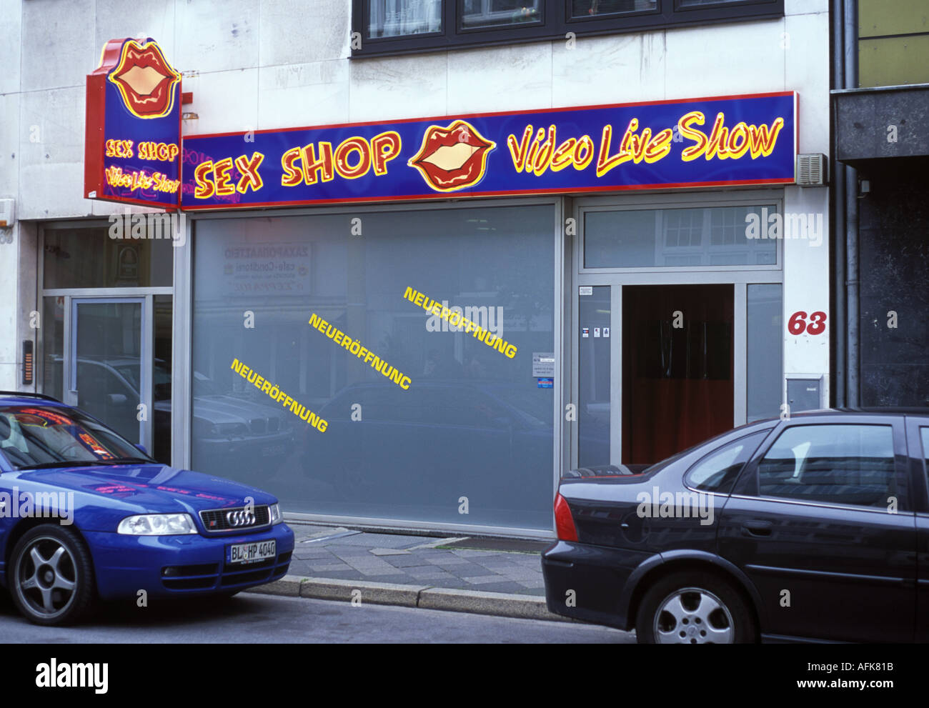 Sex shop in Dusseldorf Germany Stock Photo - Alamy