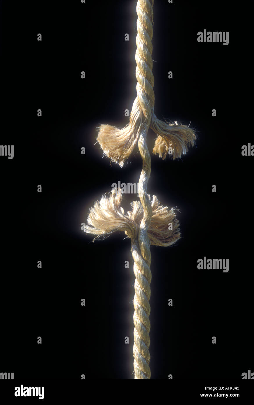 Rope about to break Stock Photo Alamy