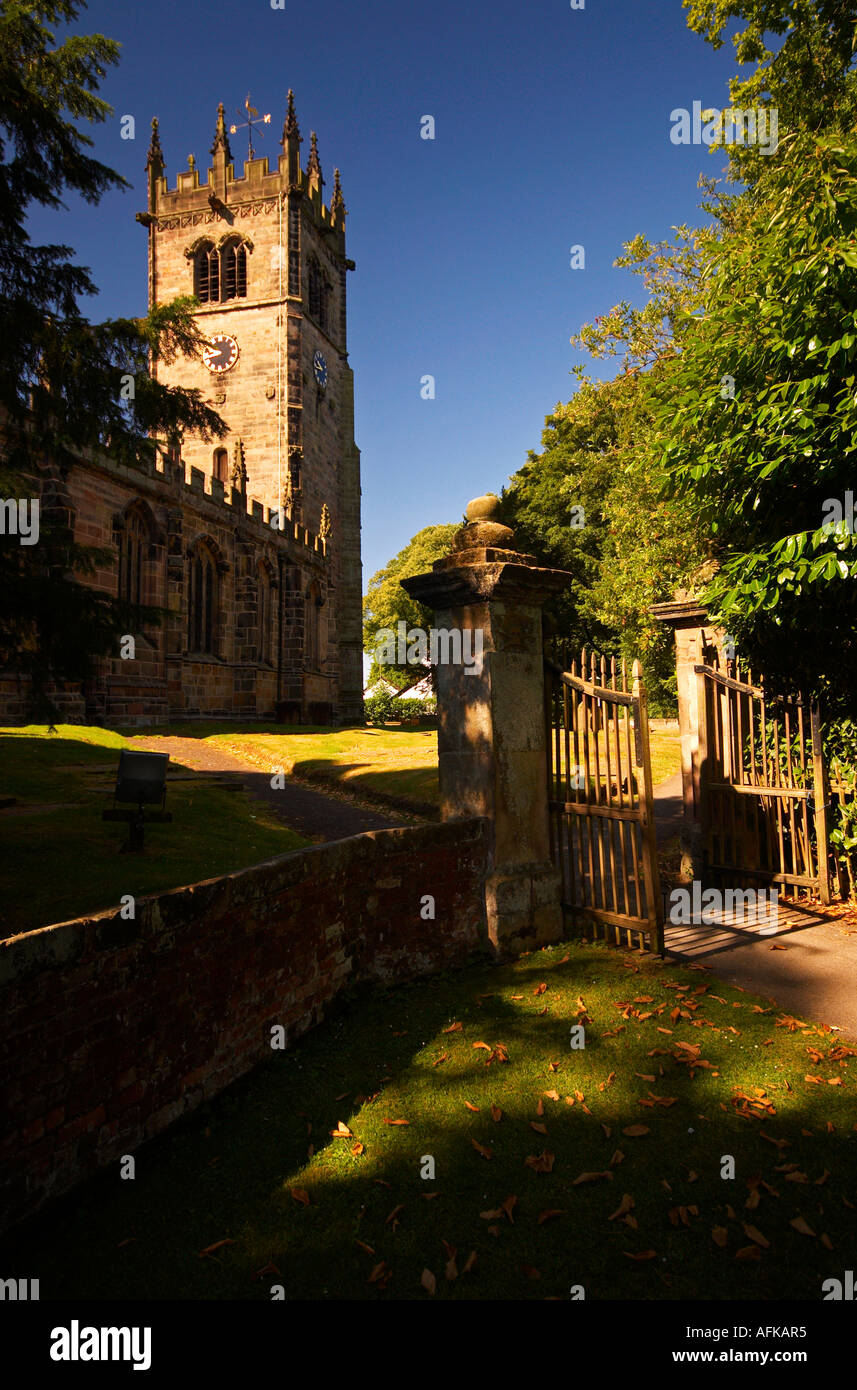 St James The Great Church Gawsworth Nr Macclesfield Cheshire UK Stock Photo