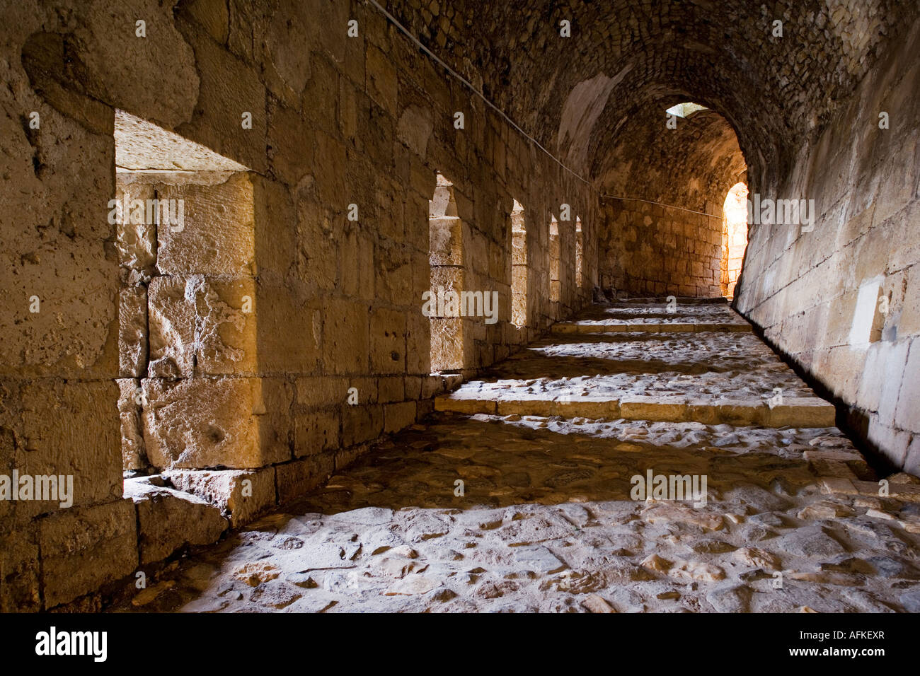 images Inside Krak De Chevaliers https www alamy com stock photo one of the interior passageways leading to the keep at the krak des 13969630 html