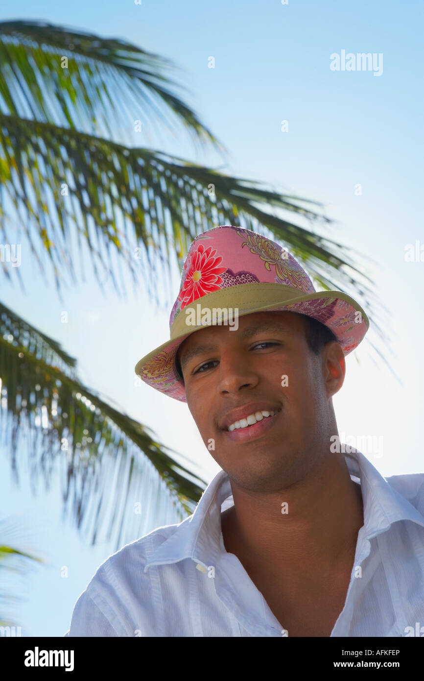 Portrait of a young man smiling Stock Photo - Alamy