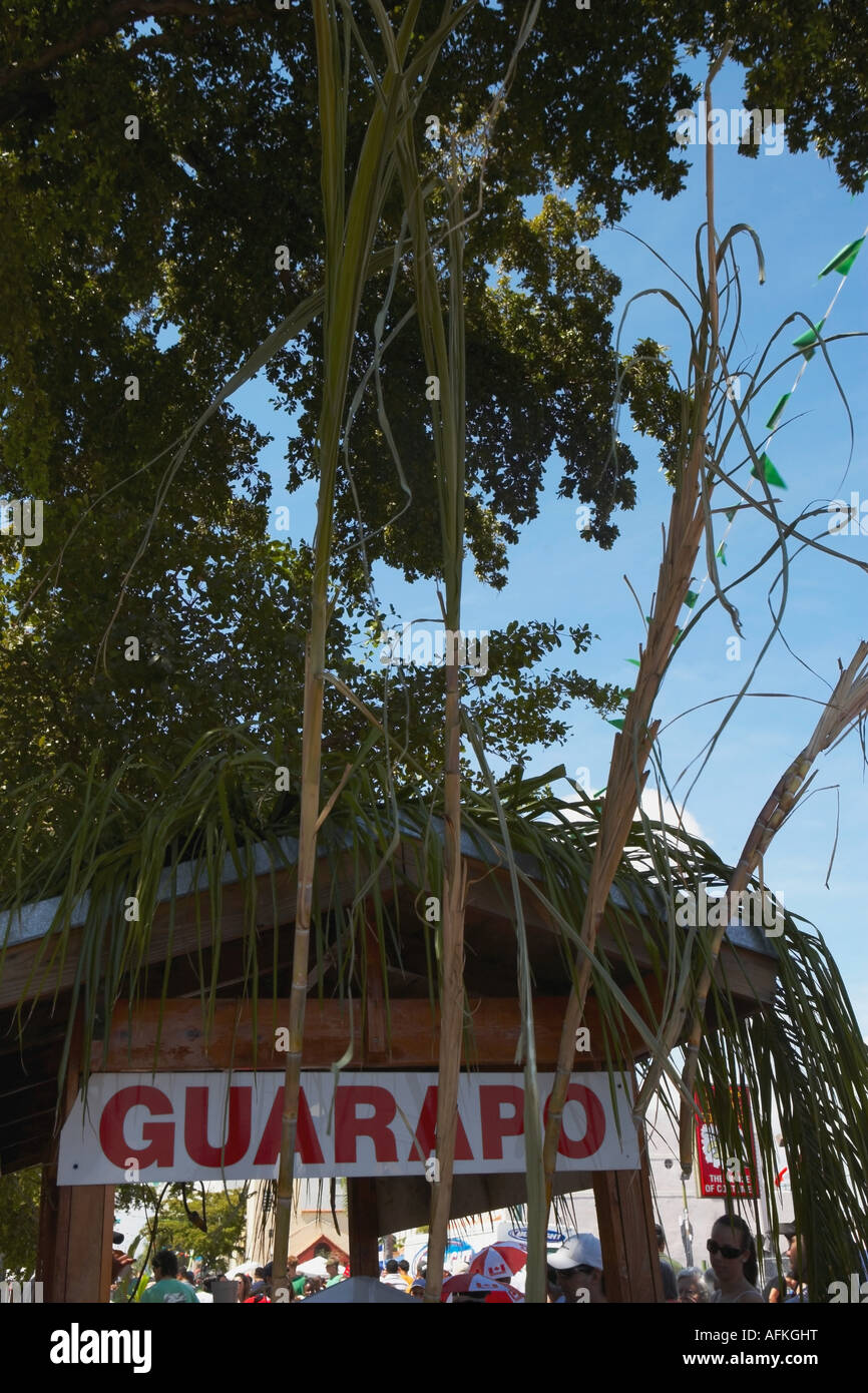 Signboard on a sugar cane juice stand Stock Photo Alamy