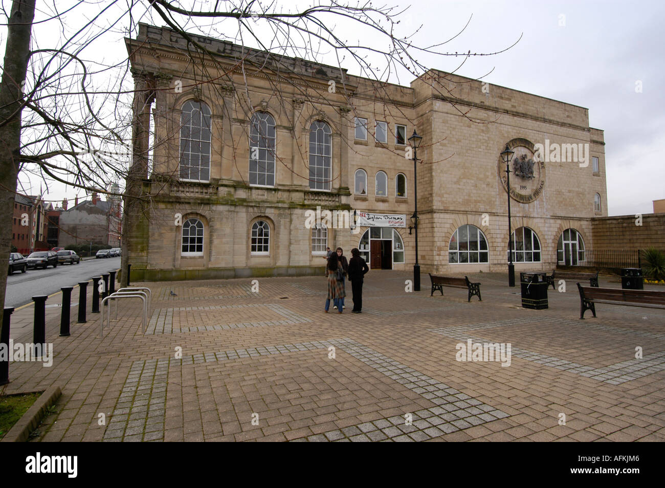 Dylan Thomas Centre Swansea south wales cymru exterior Stock Photo - Alamy