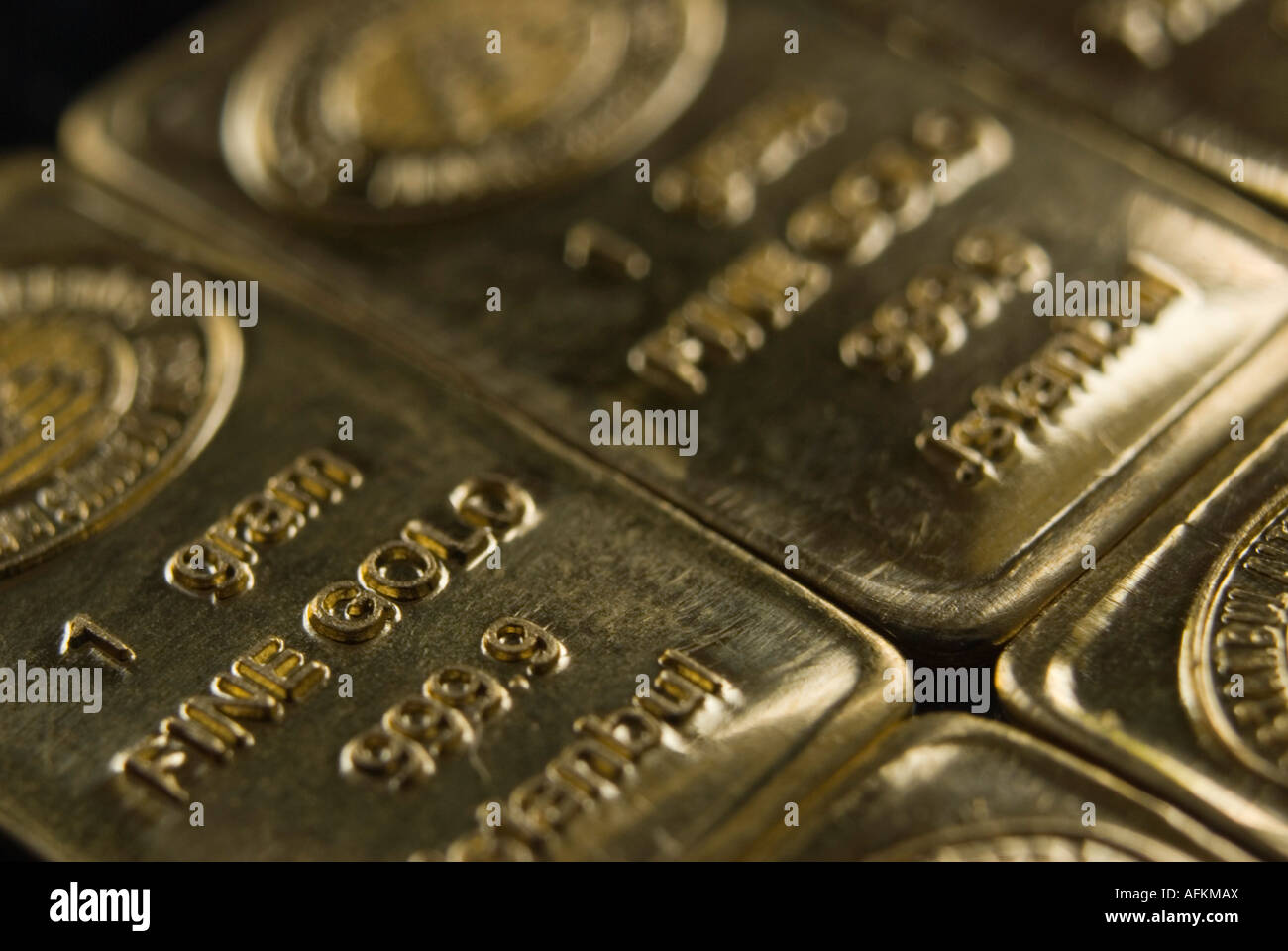 Gold Bullion Bars 999 Purity 24 Carat Istanbul Stock Photo Alamy