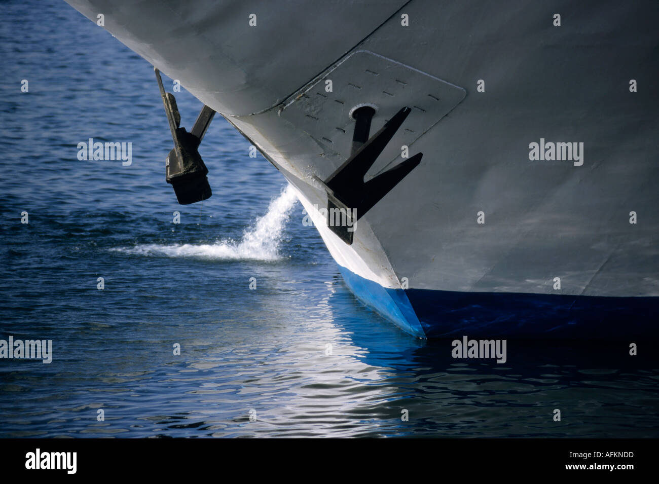 Egypt Aswan Boat Anchors On The Nile River Stock Photo Alamy