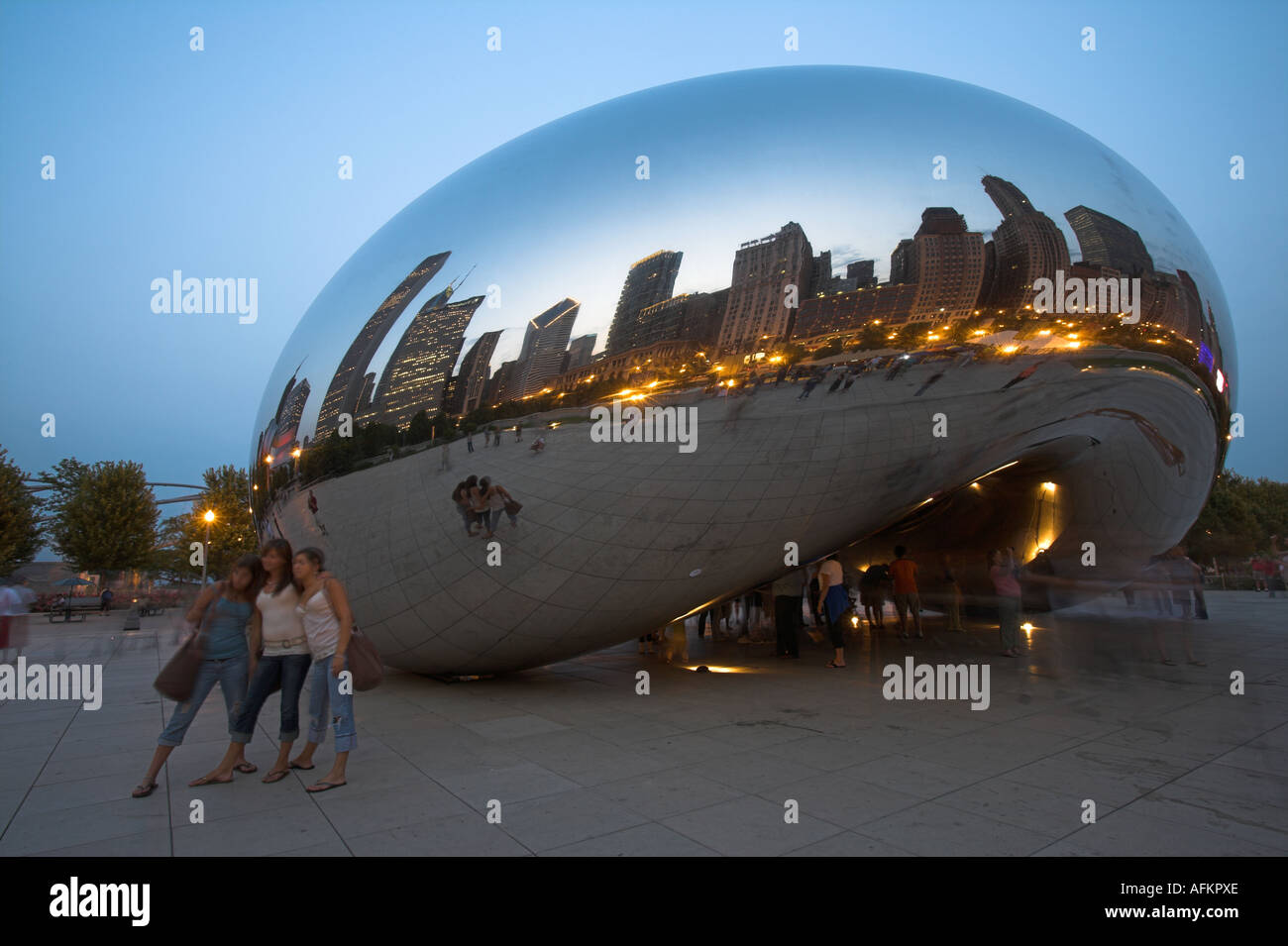 Millennium Park Chicago Stock Photo - Alamy