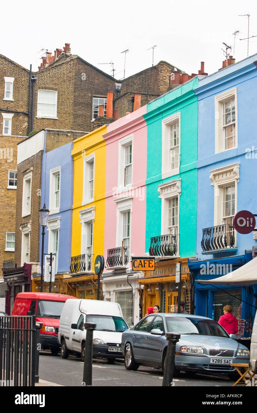 Flats apartments above shops cafe hires stock photography and images