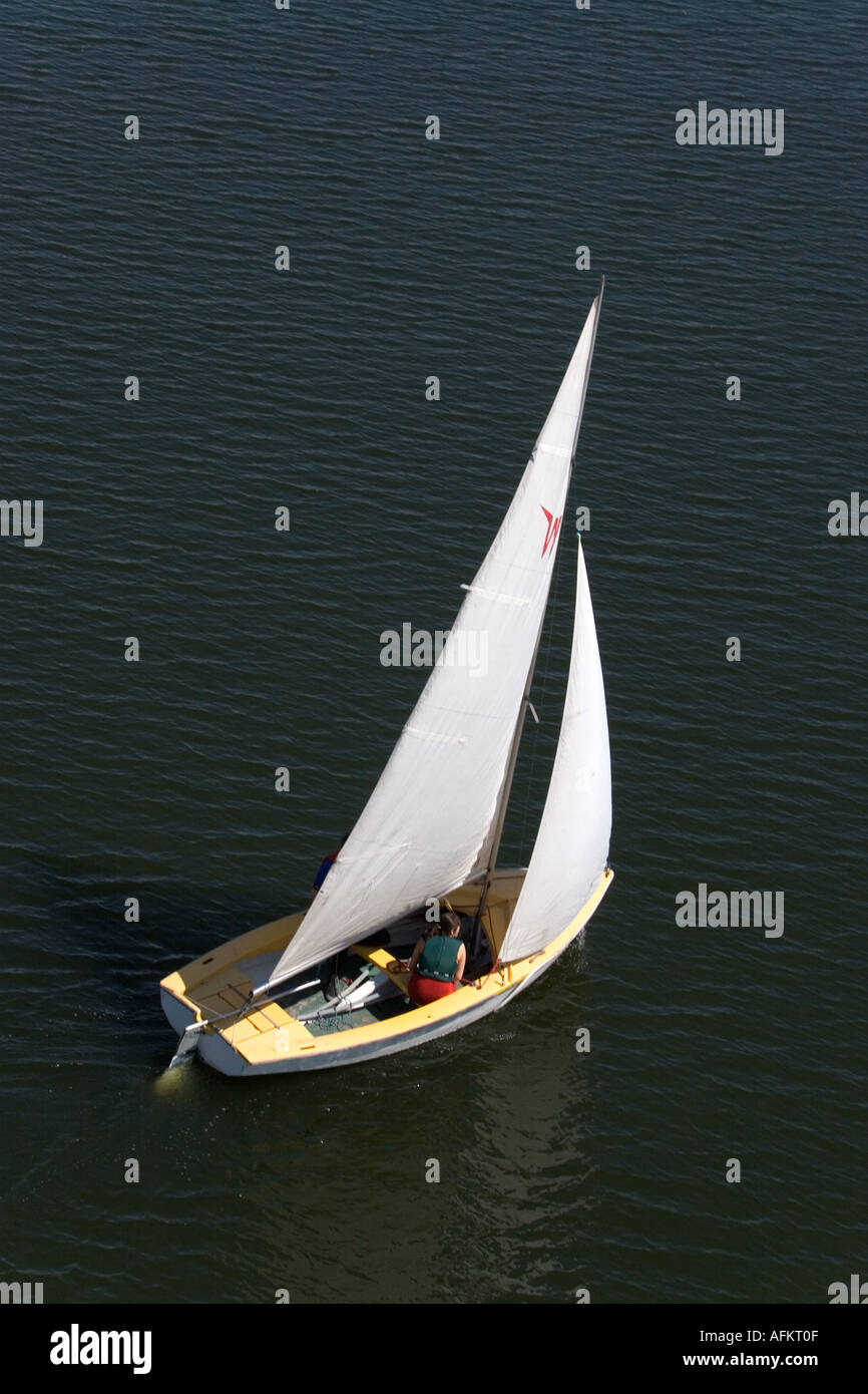 small boat sailing