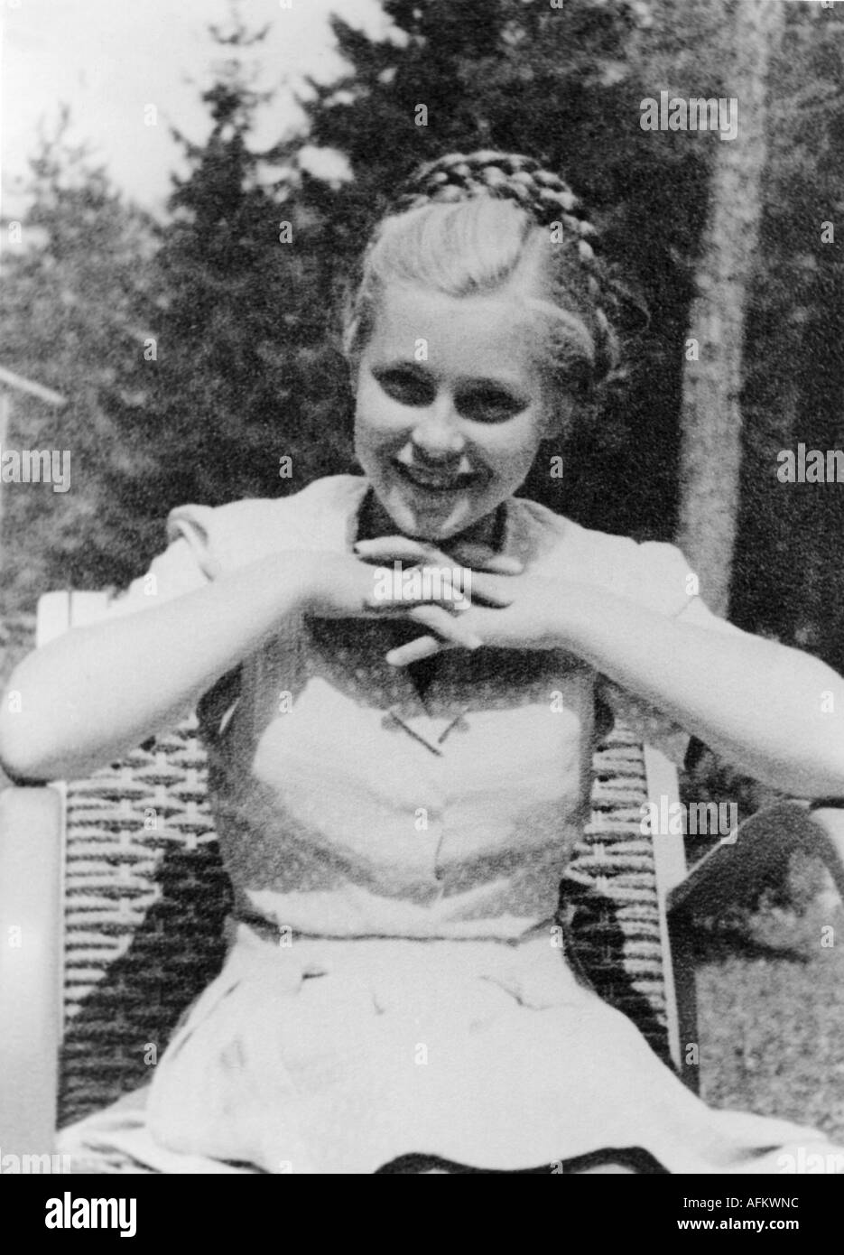 Hold, Marianne, 15.5.1929 - 11.9.1994, German actress, youth photograph, 1940s, , Stock Photo