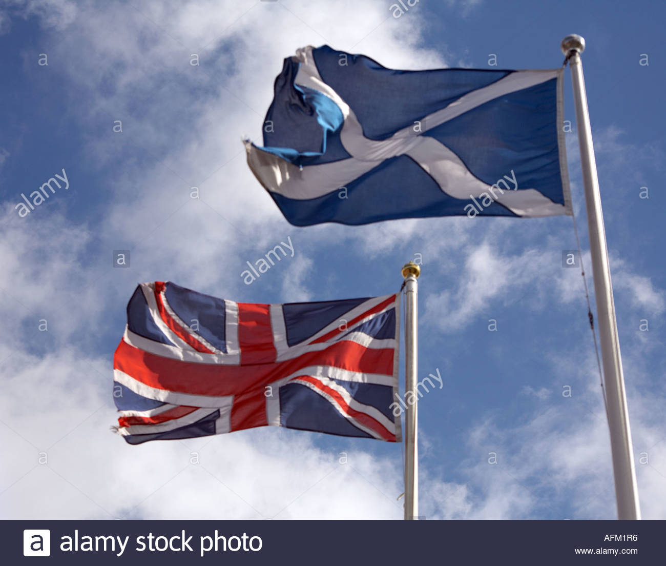 Scottish Flag Union Jack Hi res Stock Photography And Images Alamy