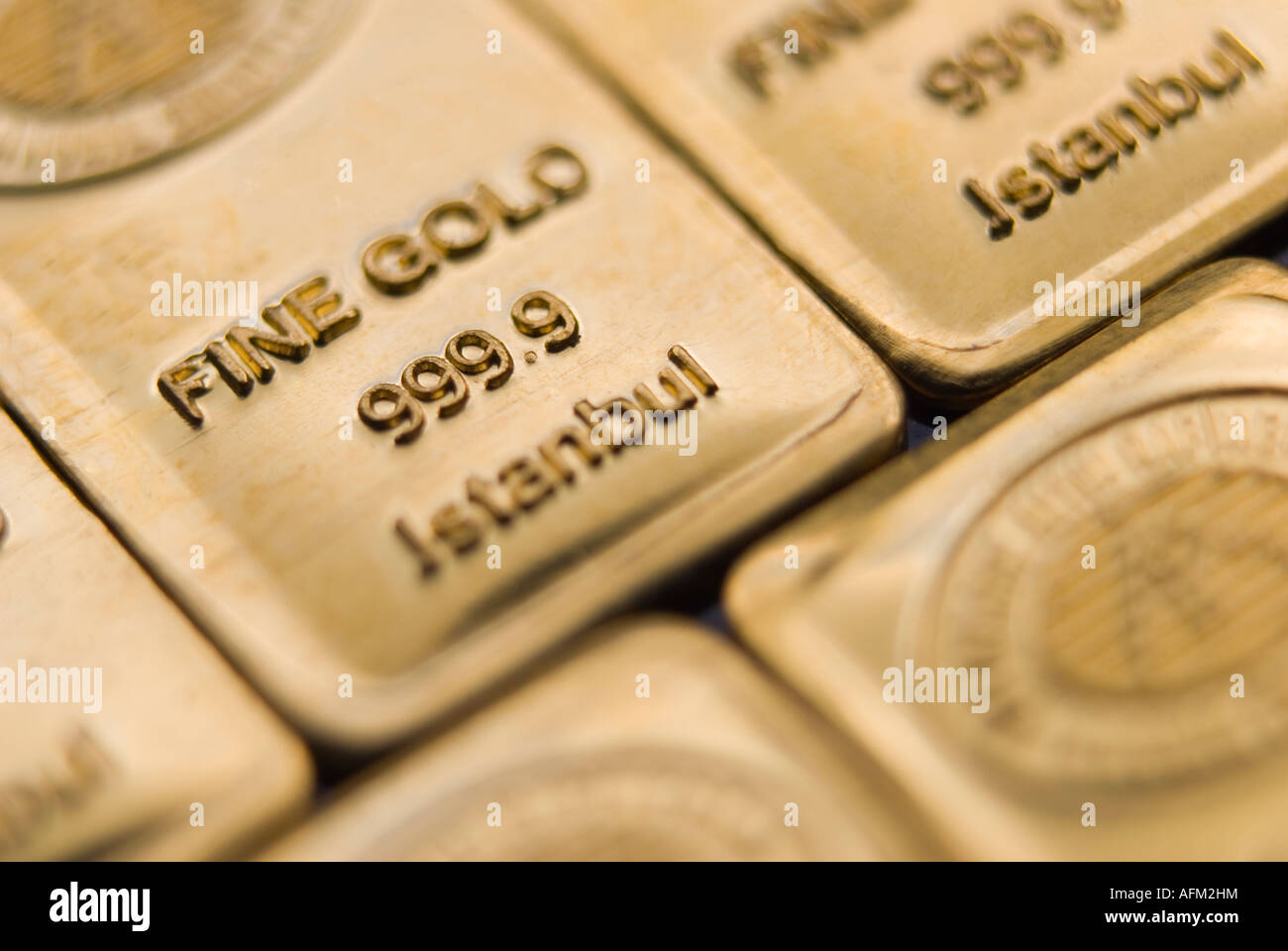 Gold Bullion Bars; 999 purity, 24 carat. Istanbul Stock Photo Alamy