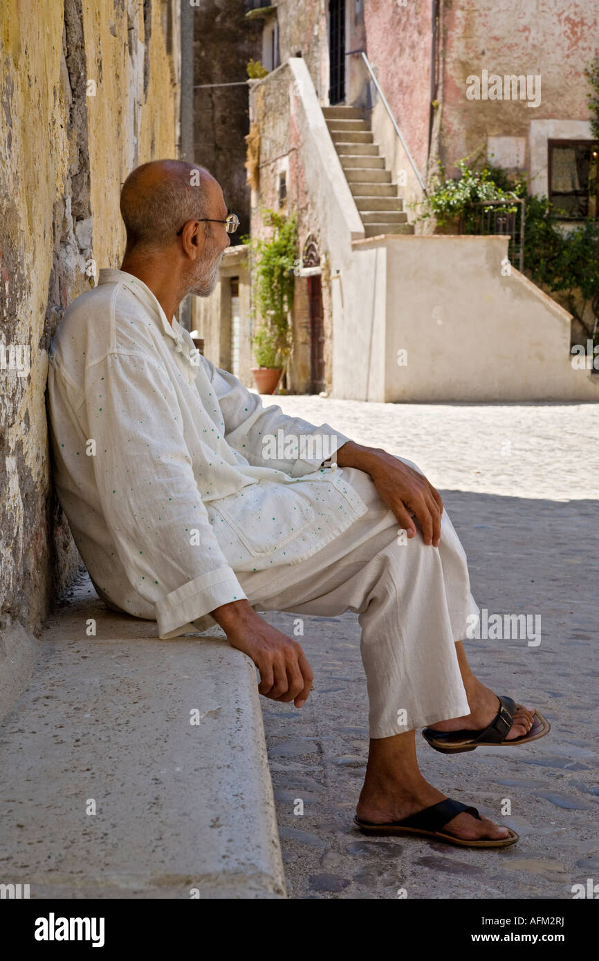 Premium Photo | Portrait of an old uzbek man on a white background