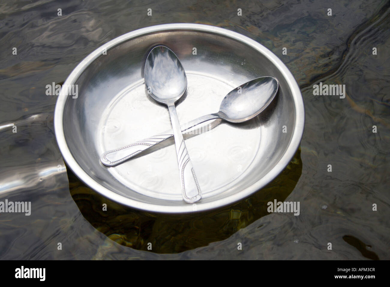 Two Join Spoons Pair of spoons hi-res stock photography and images - Alamy