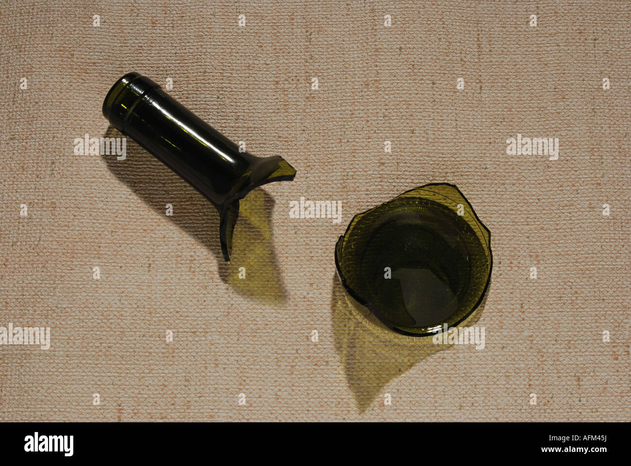 parts of a wine bottle Stock Photo Alamy