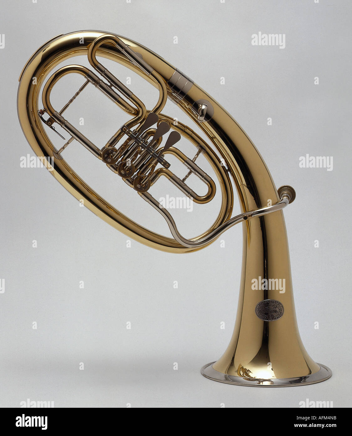 music, instruments, horn, tenor horn, wind instrument, Stock Photo
