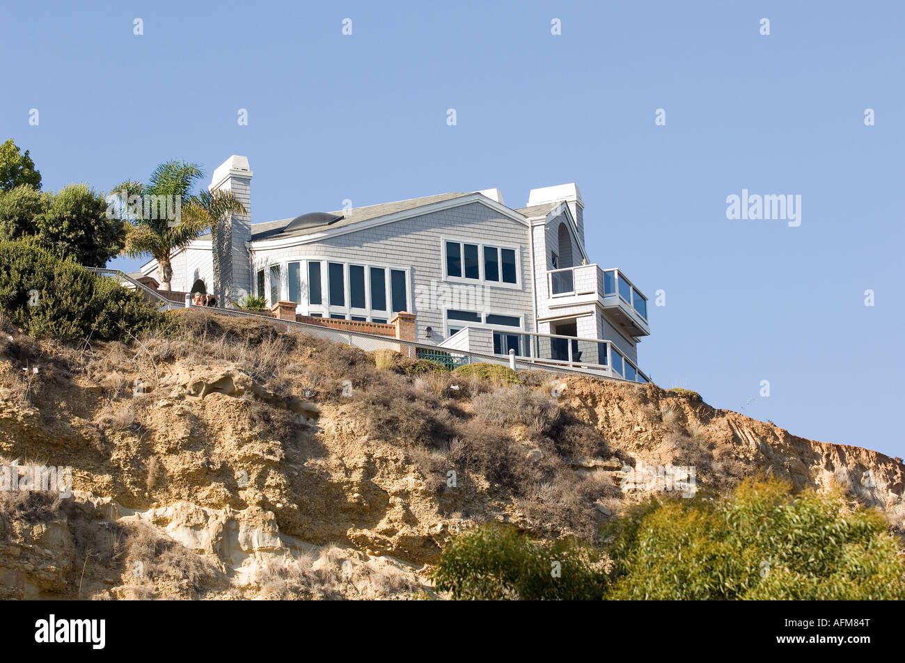 California ocean view real estate in Orange County Stock Photo Alamy
