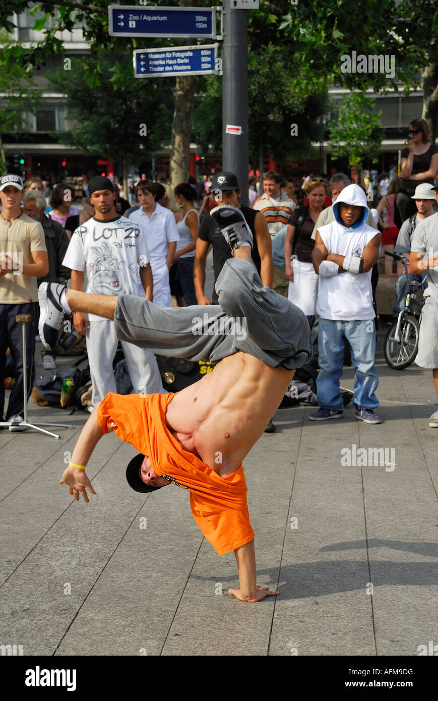 street dancer Stock Photo