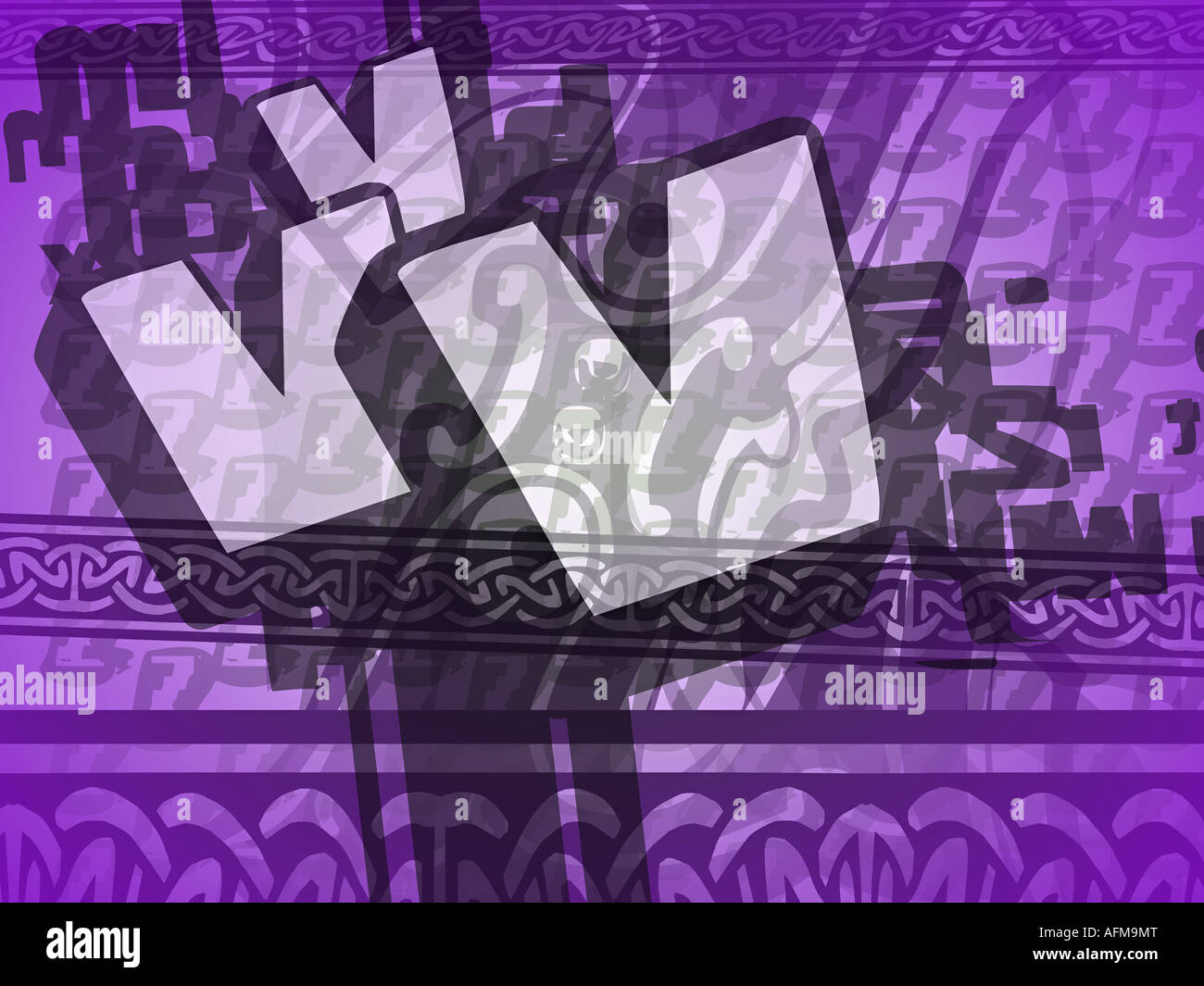 The alphabet V Stock Photo - Alamy