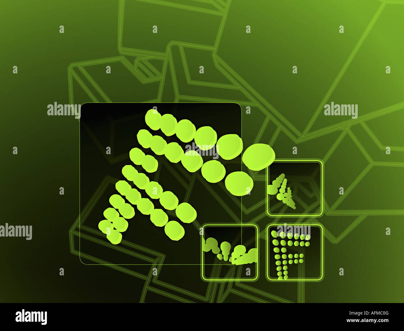 The letter F on a square Stock Photo - Alamy